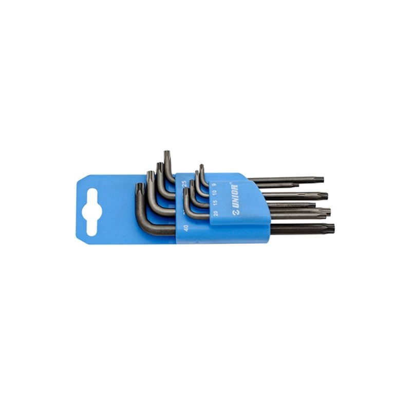 UNIOR torx ključevi 9-40 sa rupicom u sredini 220/7TXPH