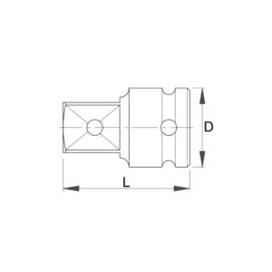 UNIOR adapter IMPACT prihvat 3/4" 232.7/4