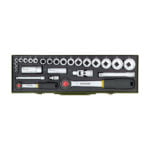 PROXXON set nasadnih ključeva gedore 1/2" 1/4" PX23020