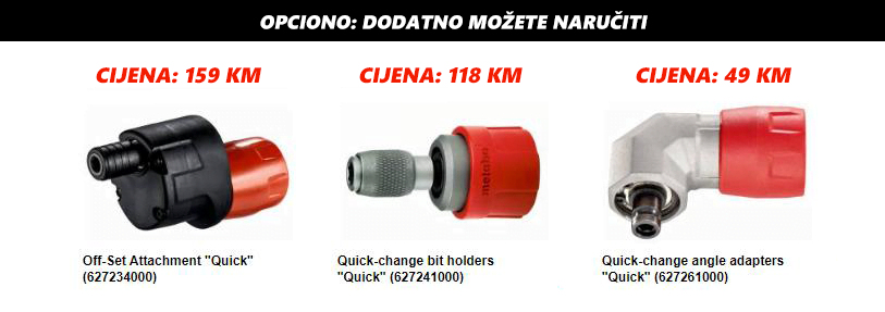 Metabo aku bušilica Powermaxx BS 12 Q 2x 12Vx2Ah