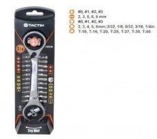 Tactix multifunkcionalni ključ sa dodacima 900118