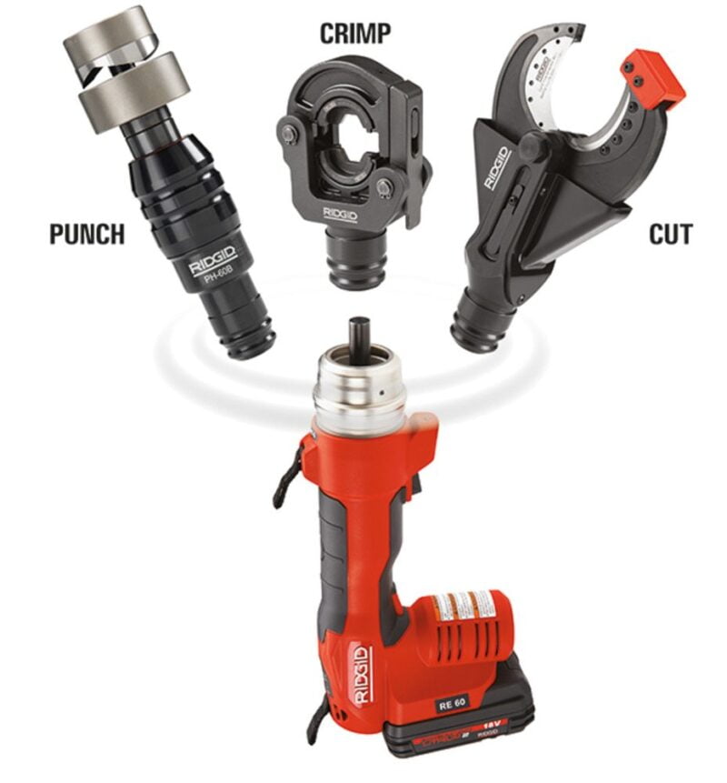 RIDGID aku presa za kablovske stopice RE 60