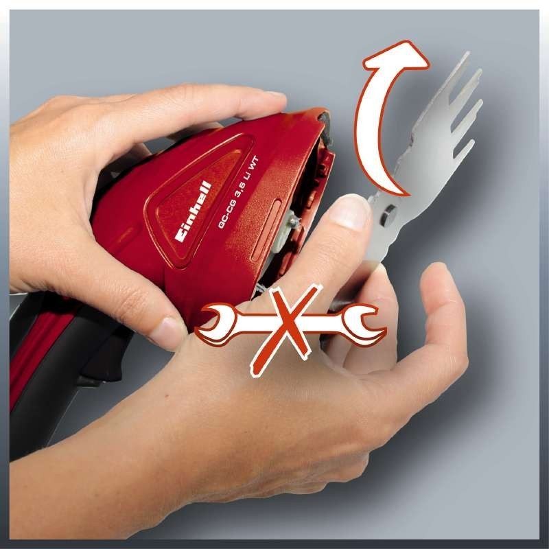 Einhell aku makaze za travu i živicu GC-CG 3.6 Li WT