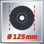 Einhell ugaona kutna brusilica TC-AG 125