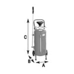 Apac sprejer za nanošenje šampona 24L