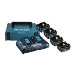 Makita 4x baterija BL1850 5Ah 18V + punjač + kofer