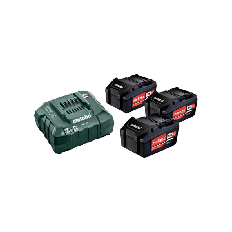 Metabo set baterija 18V 3x4Ah + punjač