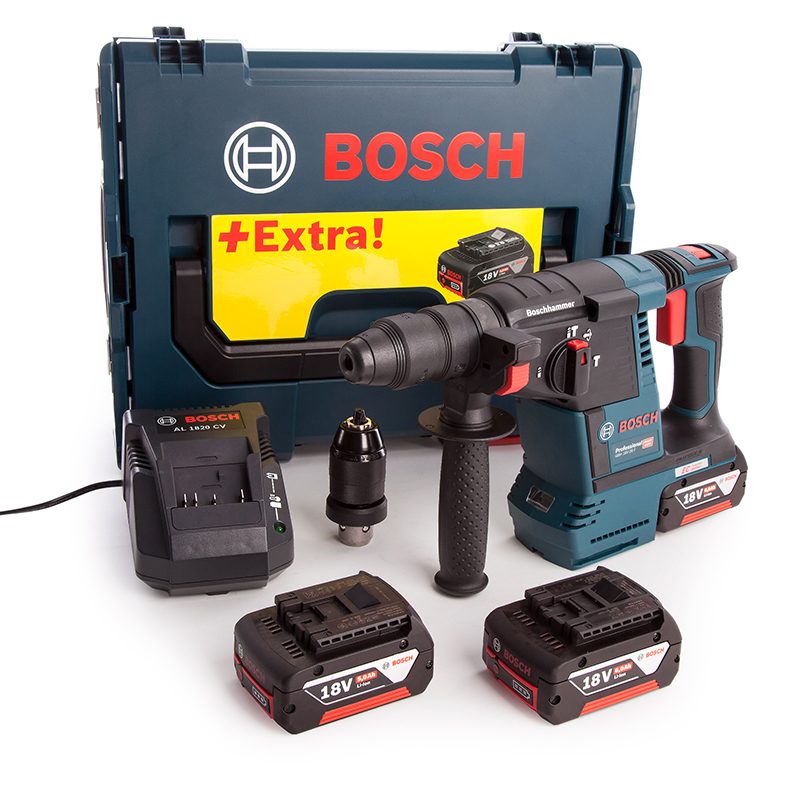 Bosch aku elektro-pneumatski čekić za bušenje GBH 18V-26 F Professional