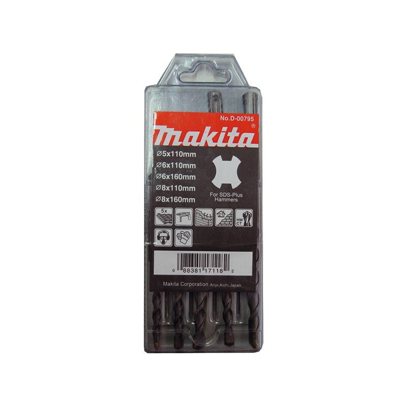 MAKITA 5-djelni set SDS-Plus burgija D-36049