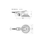 Metabo rotaciona ekscentrična brusilica SXE 150-2.5 BL