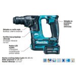 Makita aku čekić bušilica HR166DZ