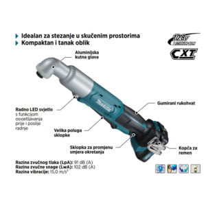 Makita aku kutni ugaoni udarni odvijač TL064DZ