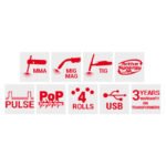 Telwin MIG/MAG/FLUX inverter aparat za varenje INVERPULSE 320