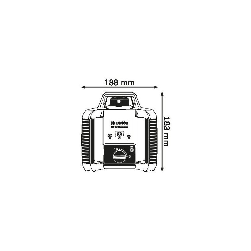 Bosch građevinski laserski nivelir GRL 400 H Professional+LR1