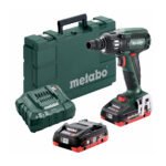 Metabo akumulatorski udarni odvijač SSW 18 LTX 400 BL-1/2" 2xAKU (4.0Ah LiHD) ASC 55