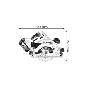 BOSCH aku ručni cirkular kružna pila testera GKS 18V-57 G Professional