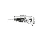 Bosch električna recipročna pila lisičji rep GSA 1300 PCE Professional