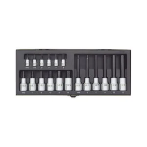Proxxon 18-dijelni set nasadnih Imbus ključeva 1/4" i 1/2" PX23100