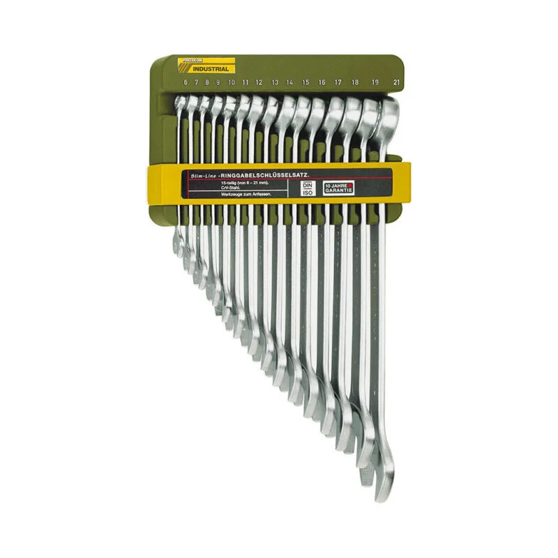 Proxxon 15-dijelni set okasto-viljuškastih ključeva SlimLine 6-21mm PX23821