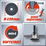 Einhell ugaona kutna brusilica TE-AG 230