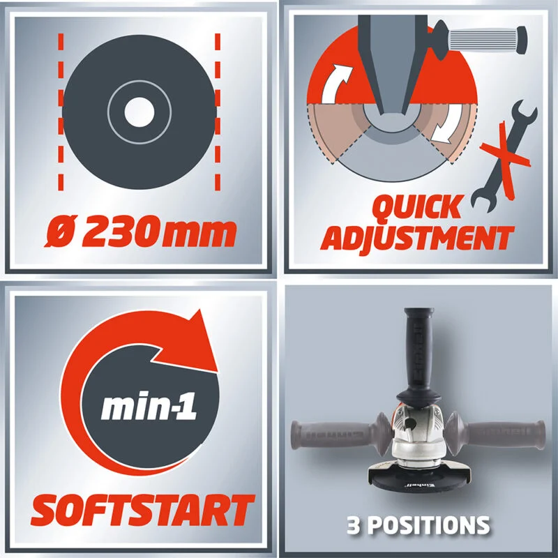 Einhell ugaona kutna brusilica TE-AG 230