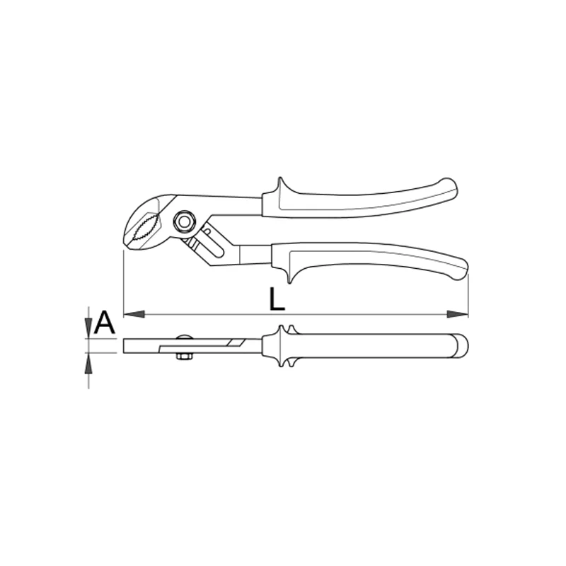 UNIOR univerzalna kliješta papagajke 240mm - 445/4G