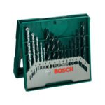 Bosch 15-dijelni set burgija drvo/beton/metal X-Line 15/1