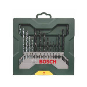 Bosch 15-dijelni set burgija drvo/beton/metal X-Line 15/1
