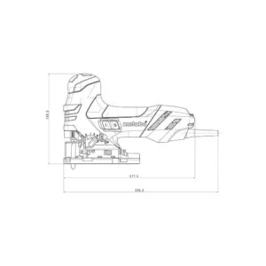 Metabo ubodna pila testera STE 140 750W