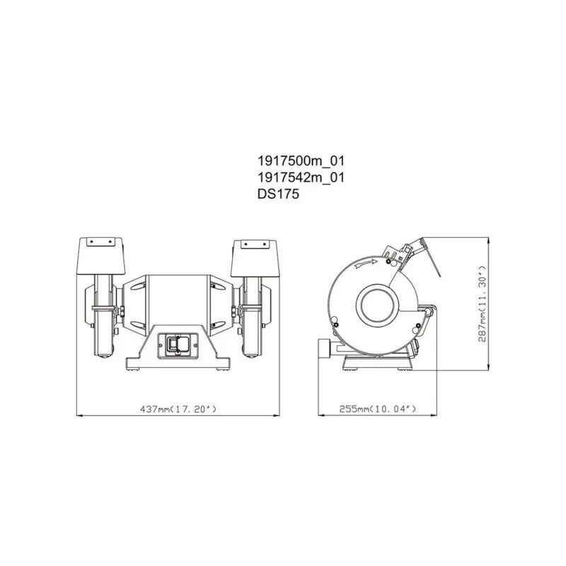 Metabo stona dvostrana brusilica DS 175