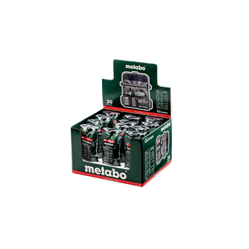 Metabo 30-dijelni set bitova, ručka za bitove i torbica “SP” 626726