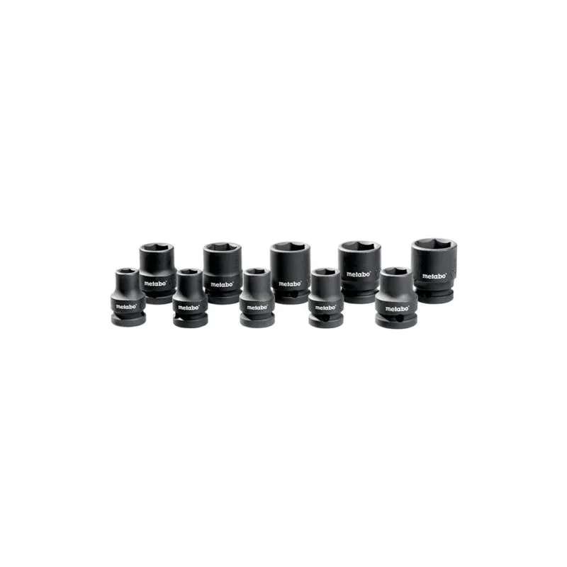 Metabo set nasadnih udarnih ključeva 10 kom 1/2″, 10-24mm