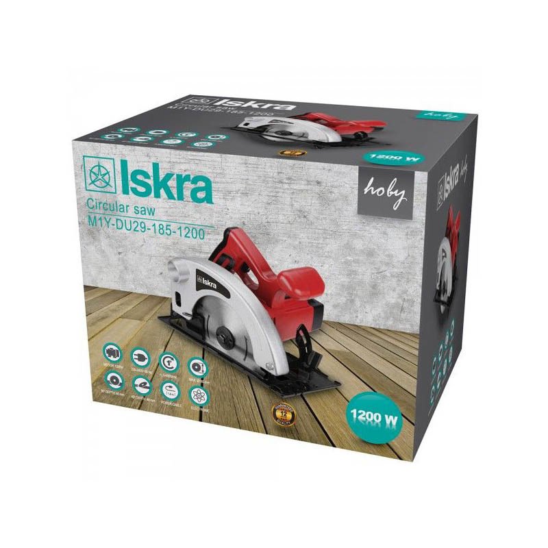 Iskra ručni cirkular M1Y-DU29-185 1200W