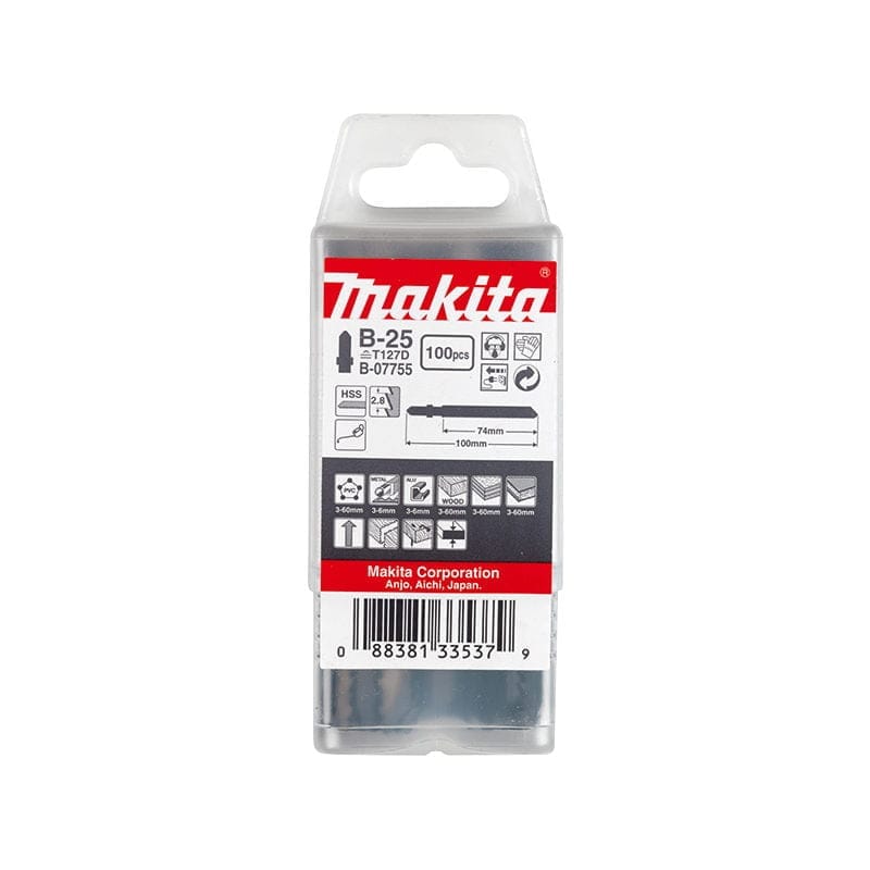 Makita set listova za ubodnu pilu 74 mm HSS B-07755 100 kom.