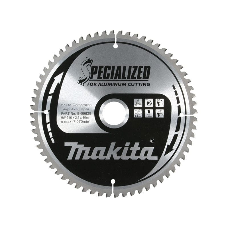 Makita list rezna ploča za aluminijum za pilu SPECIALIZED 216x30mm 64Z B-09628
