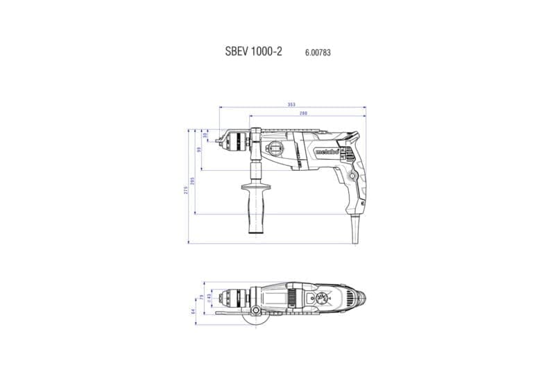 Metabo vibraciona bušilica SBEV 1000-2