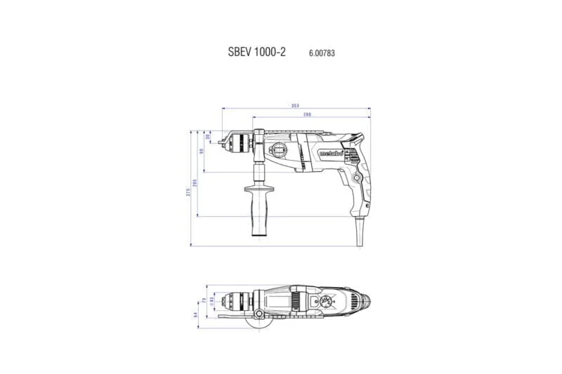 Metabo vibraciona bušilica SBEV 1000-2