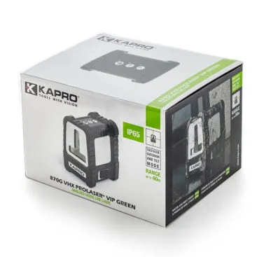 Kapro laserski nivelir VHX Prolaser® VIP 870G (zeleni laser)