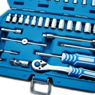 HOEGERT 46-dijelni set nasadnih ključeva 1/4" HT1R416