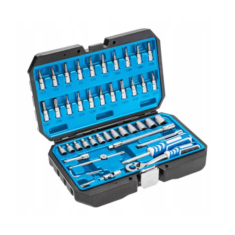 HOEGERT 46-dijelni set nasadnih ključeva 1/4" HT1R416