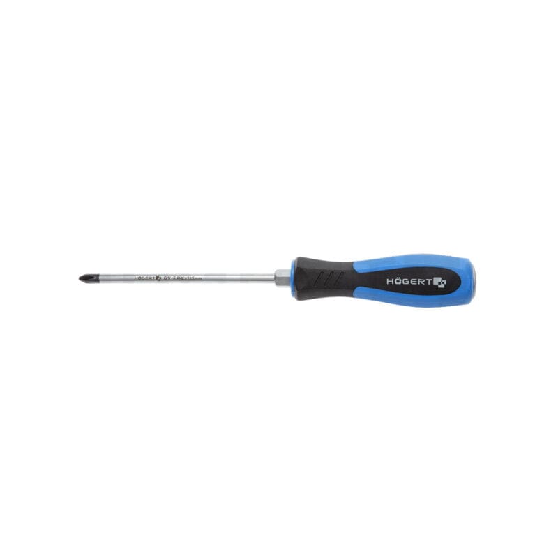 HOEGERT ojačani ravni odvijač S2 HT1S072 PH2x125mm