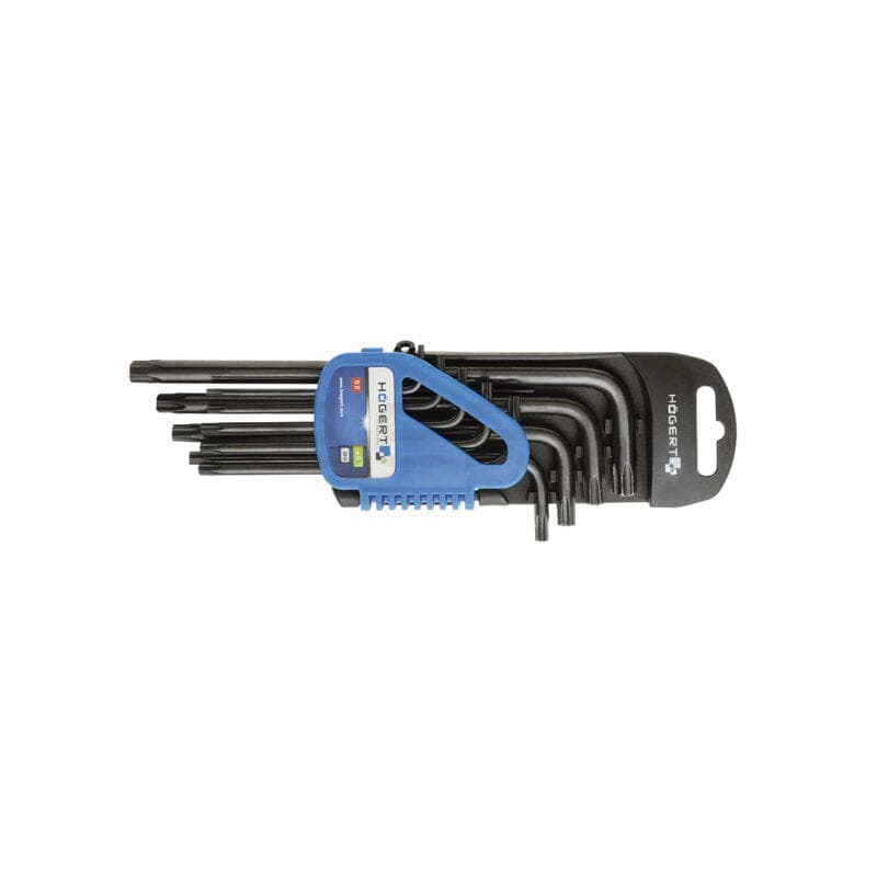 HOEGERT 9-dijelni set TORX ključeva T10-T50 HT1W816