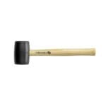 HOEGERT gumeni čekić sa drvenom drškom HT3B041 450 gr