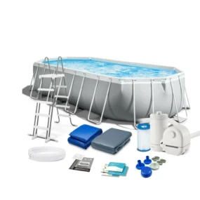 Intex bazen sa metalnom konstrukcijom PRISM FRAME OVAL 610x305x122cm 26798NP