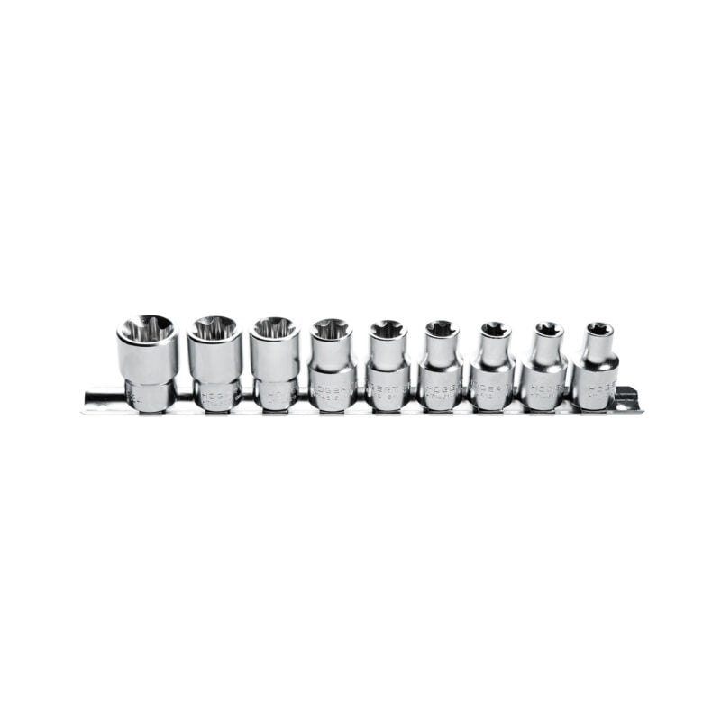 HOEGERT 9-dijelni set torx nasadnih ključeva HT1A880 1/2"