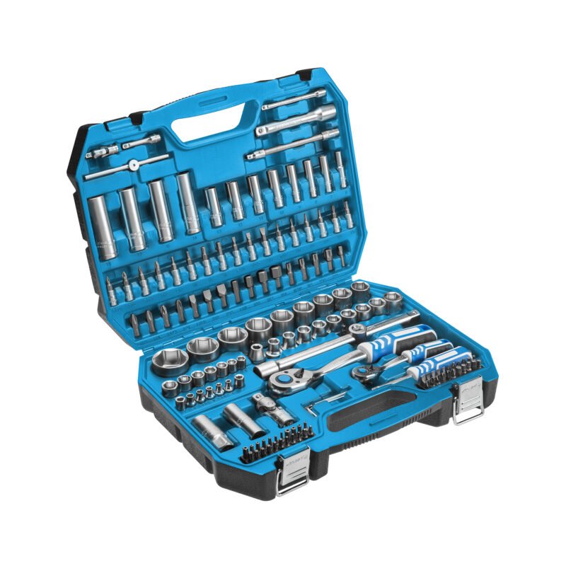 HOEGERT 144-dijelni set nasadnih ključeva 1/4" i 1/2"  HT1R440