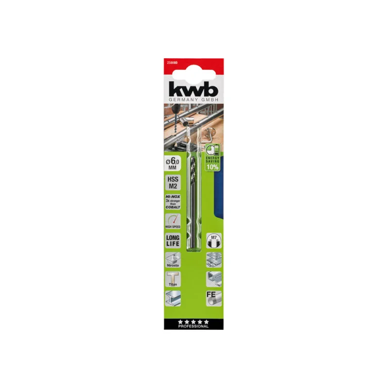 KWB borer burgija za metal AKKU TOP HI-NOX HSS 1mm SB