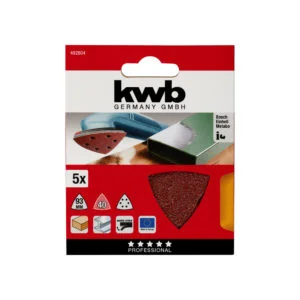 KWB brusni papir za drvo-metal čičak  trougao 93mm GR140