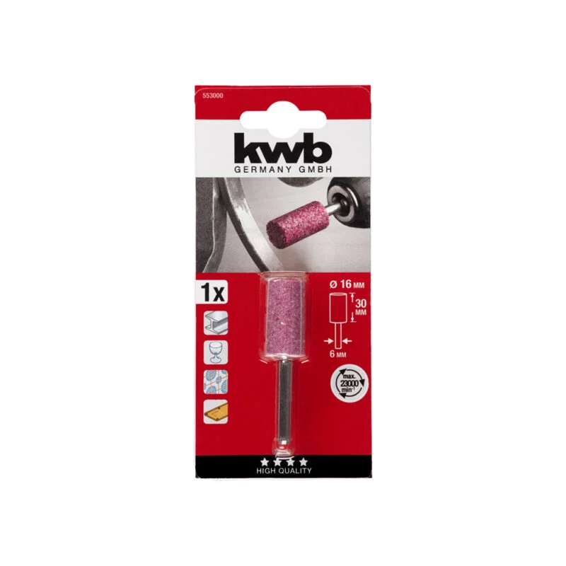 KWB cilindrični brus za bušilicu 6mm 16x32mm