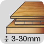 KWB srednji rezni list za ubodnu pilu za tvrdo drvo 100 mm